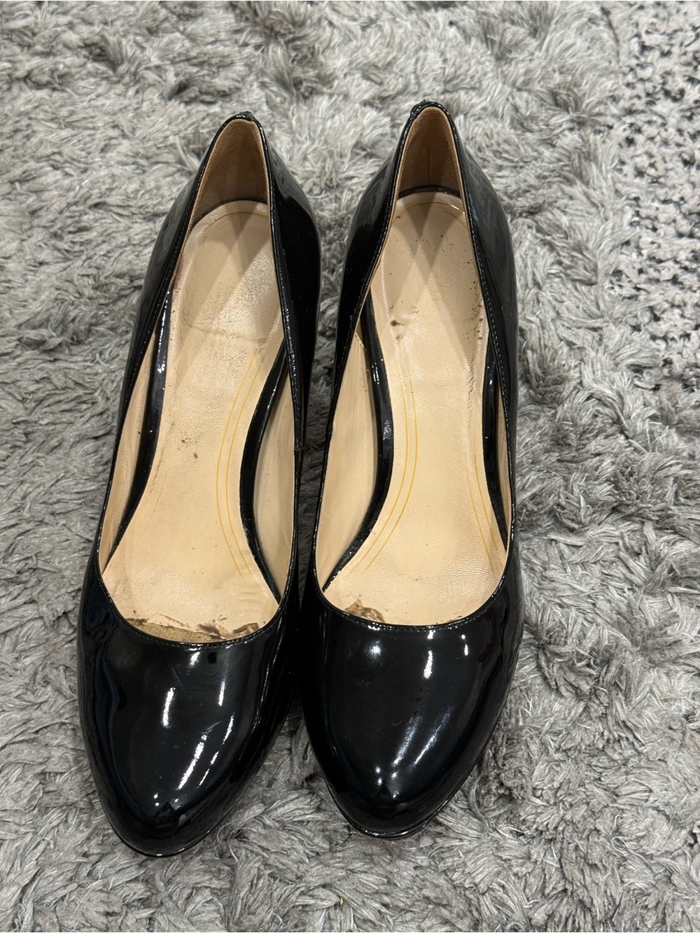 COLE HAAN PATENT HEELS